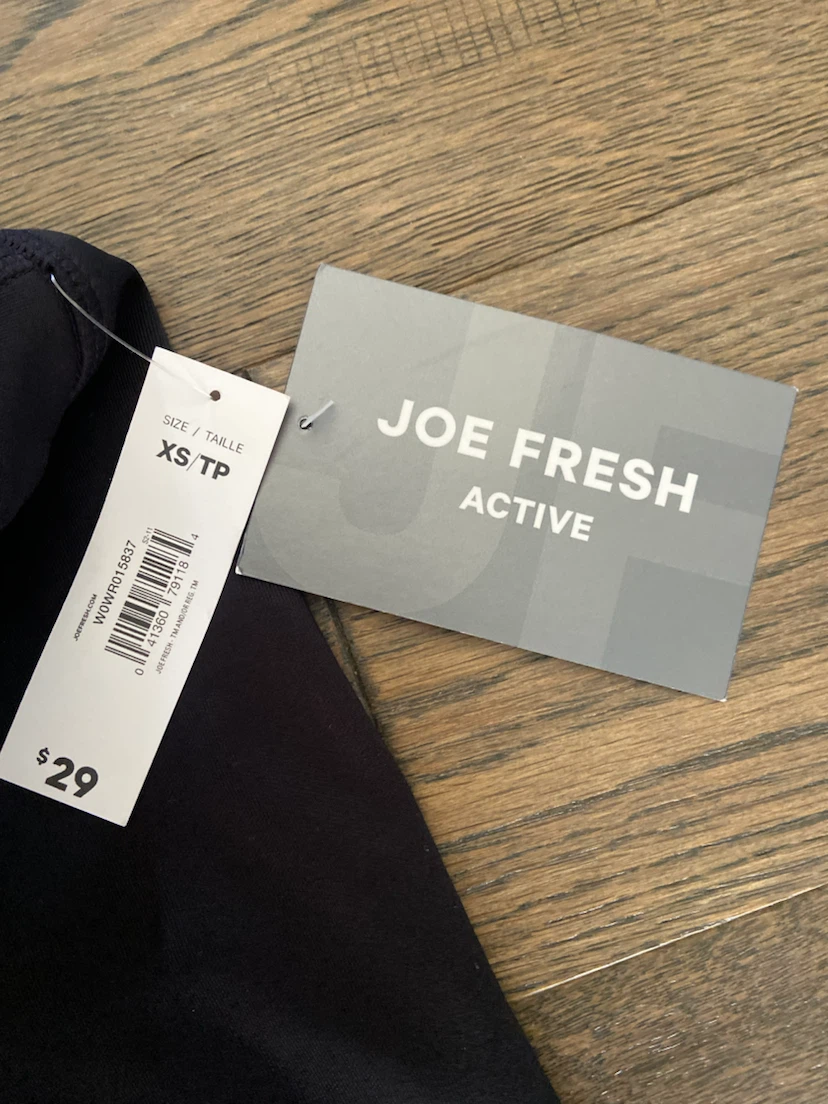 NEW: Joe Fresh Active Fleece-Lined Leggings XS - photo 3