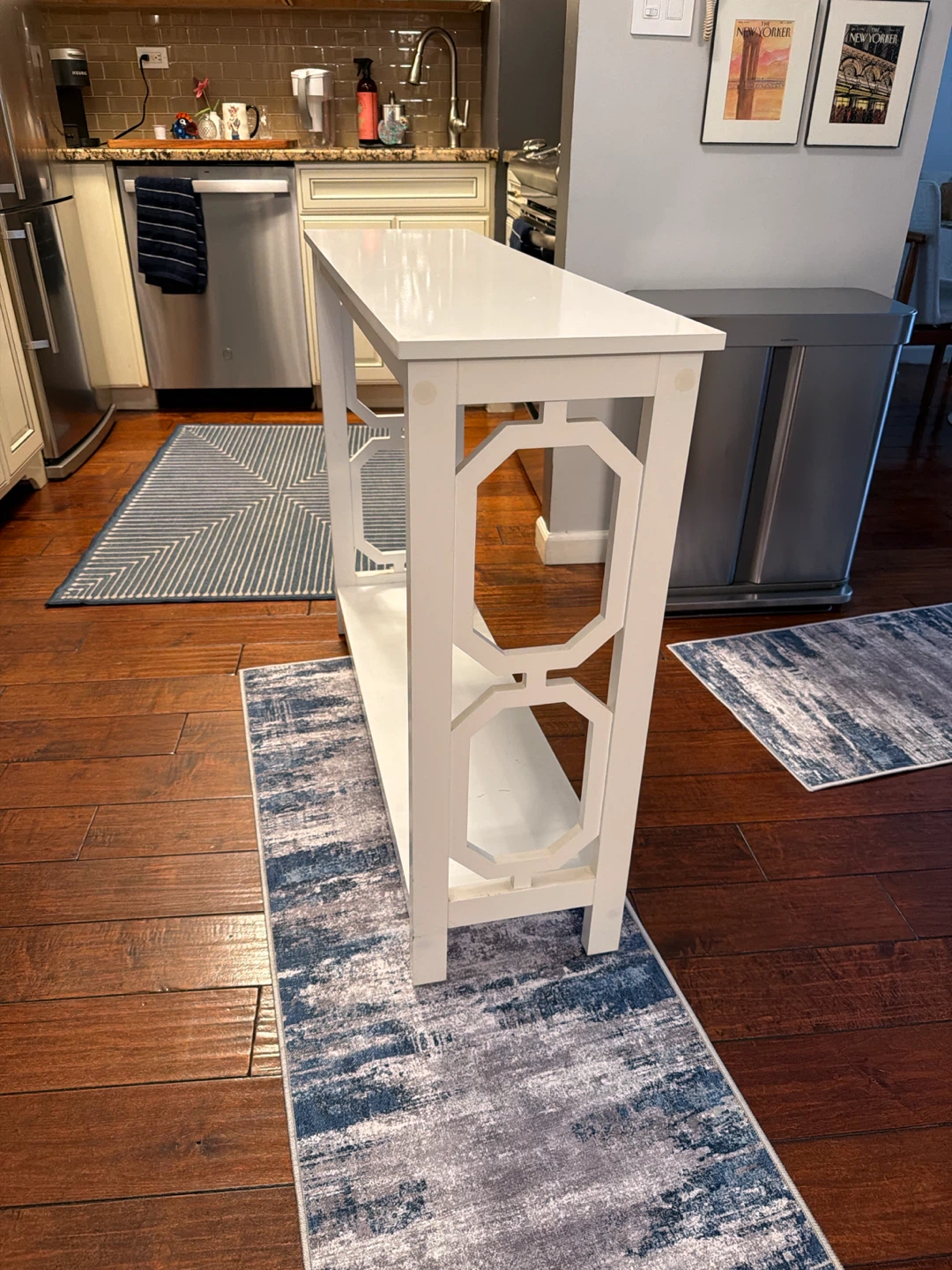 White Console Table