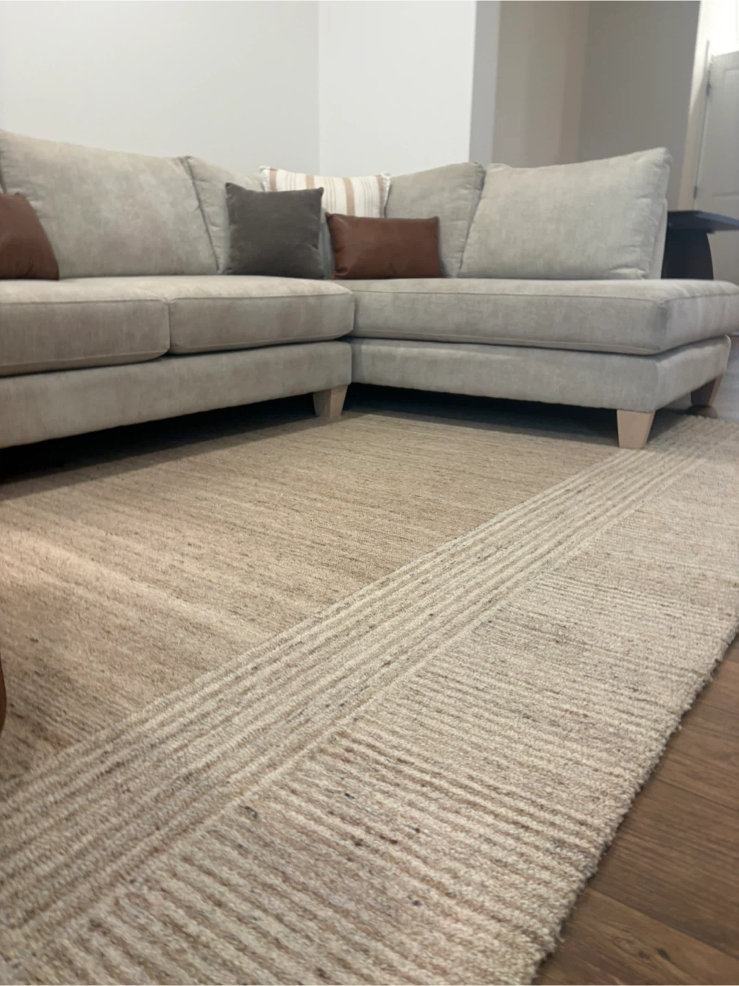 Beige Handmade Rug