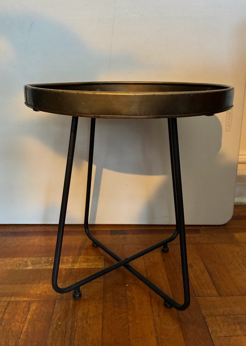 Round Metal Side Table