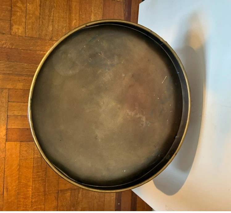 Round Metal Side Table - photo 2