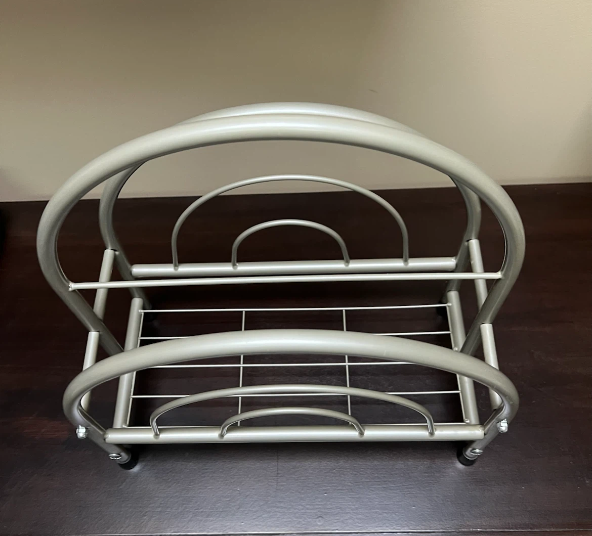 Vintage Vinyl Record & Magazine Holder/Rack - photo 5