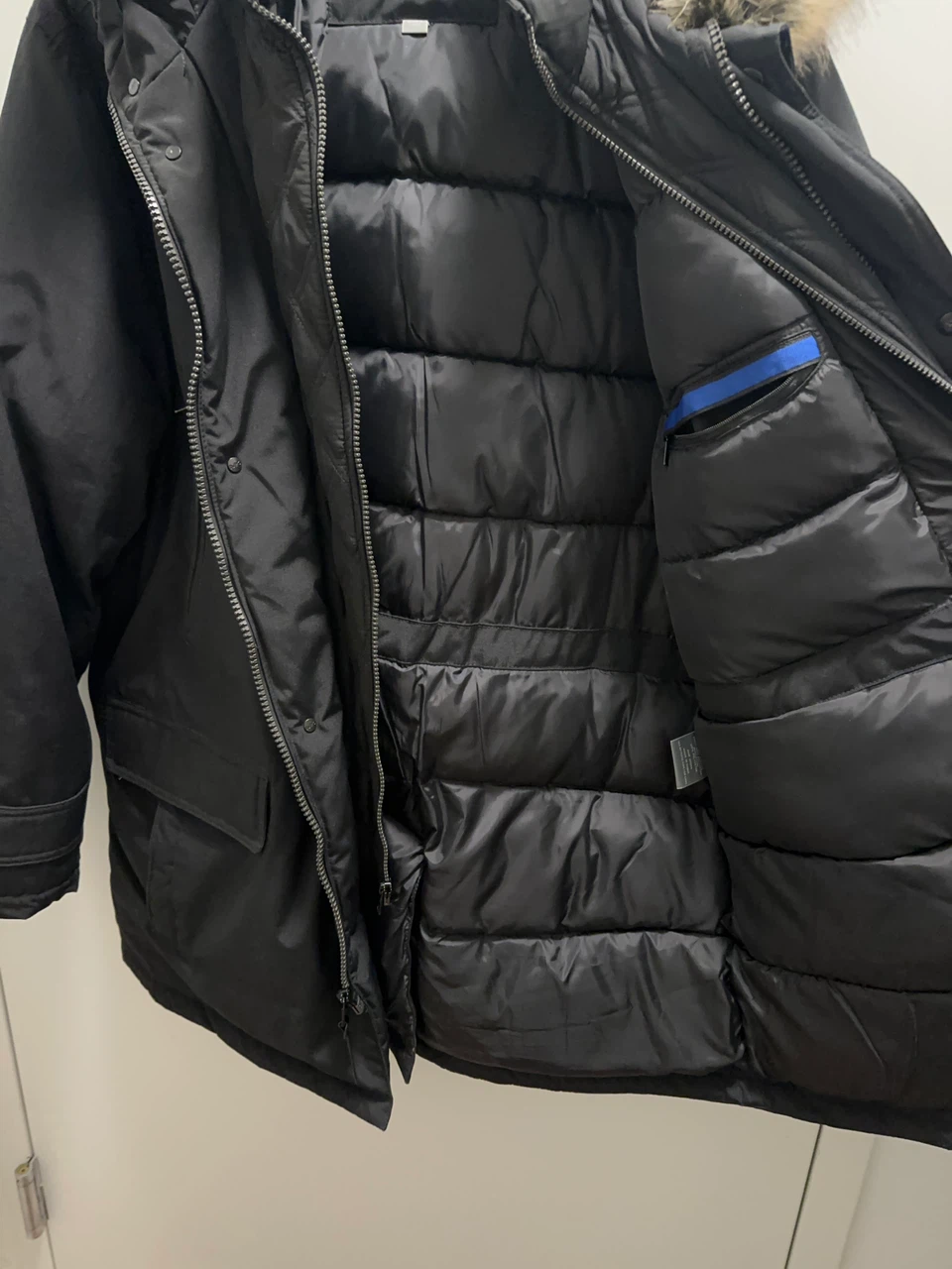 Michael Kors Black Parka with Fur Hood - photo 2