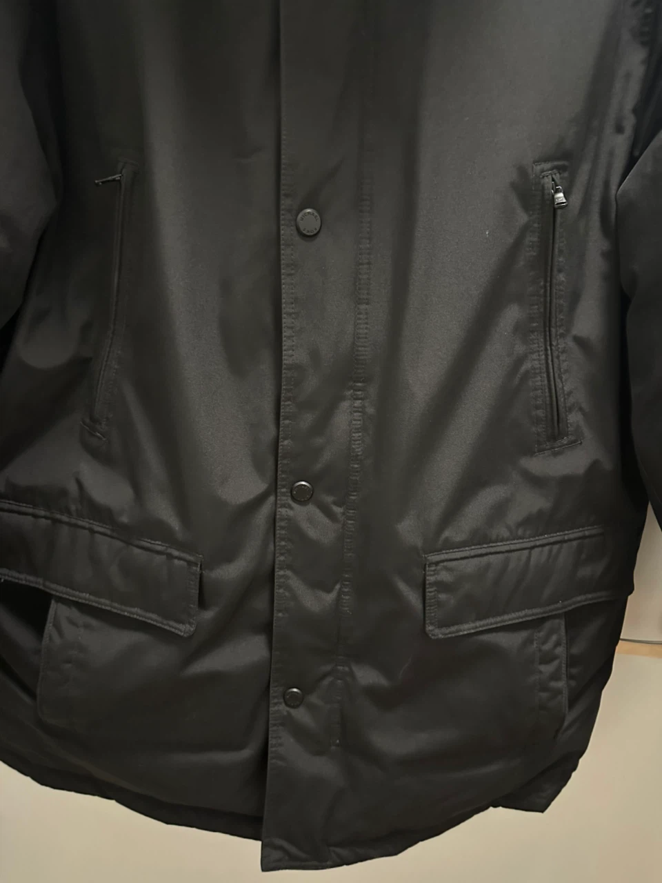 Michael Kors Black Parka with Fur Hood - photo 3