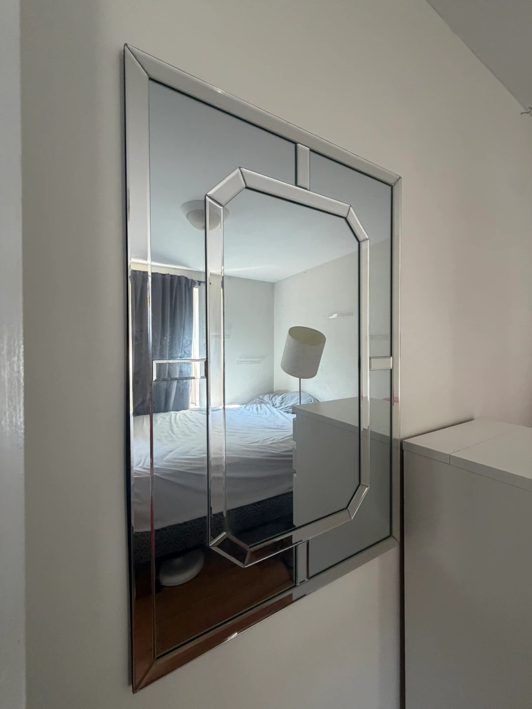 Beveled Mirror with Decorative Frame - photo 3