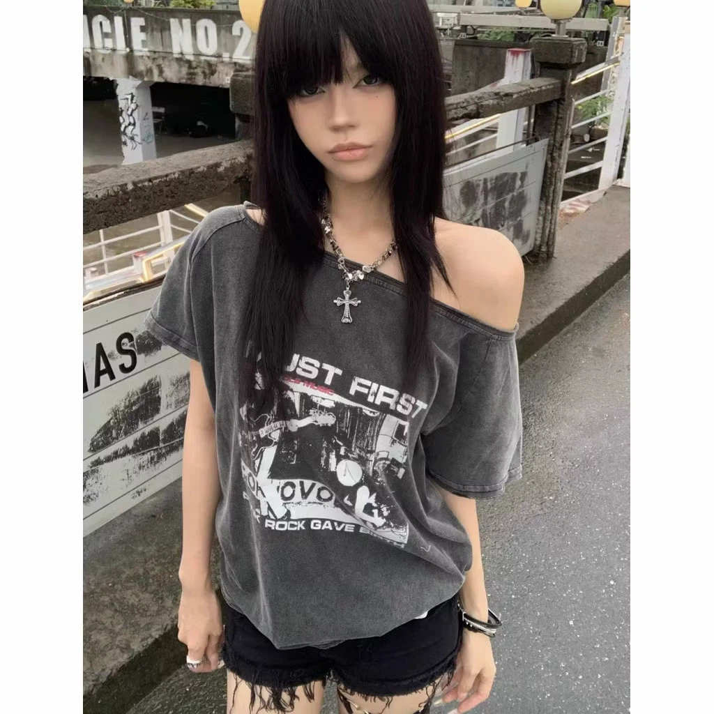 Grey Graphic T-Shirt