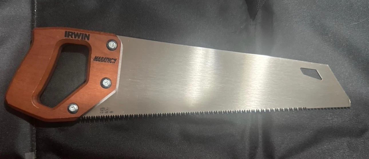 IRWIN Marathon Coarse Cut Carpenter Saw 15 inch - photo 2