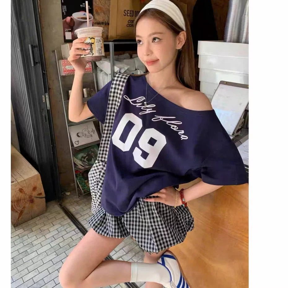 Y2K Off-Shoulder Tee - photo 2