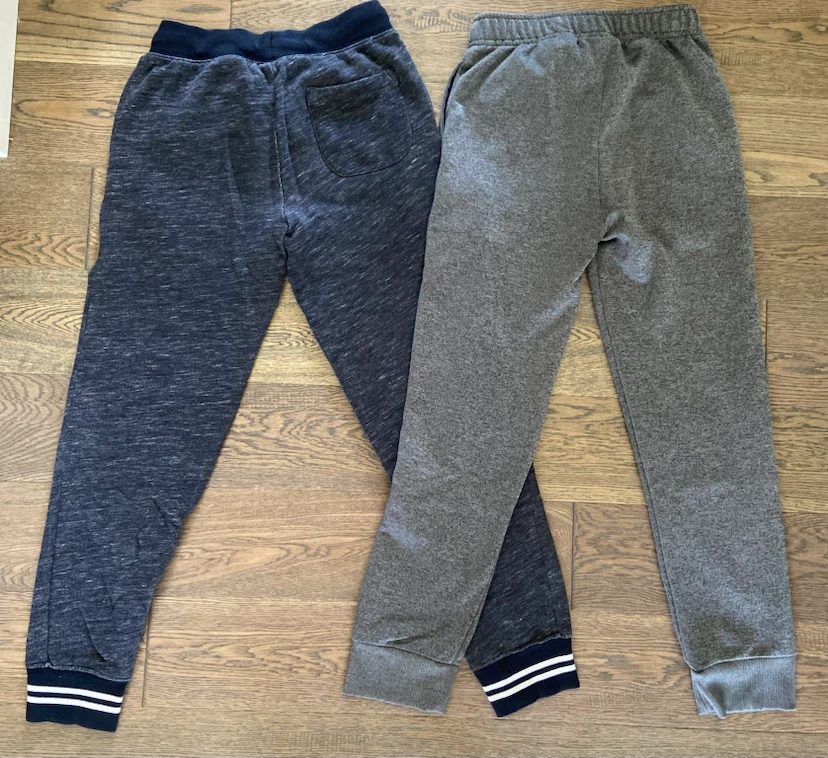 EUC Boys Converse/Joe Fresh Blue/Grey Jogger Set 10-12 yrs - photo 4