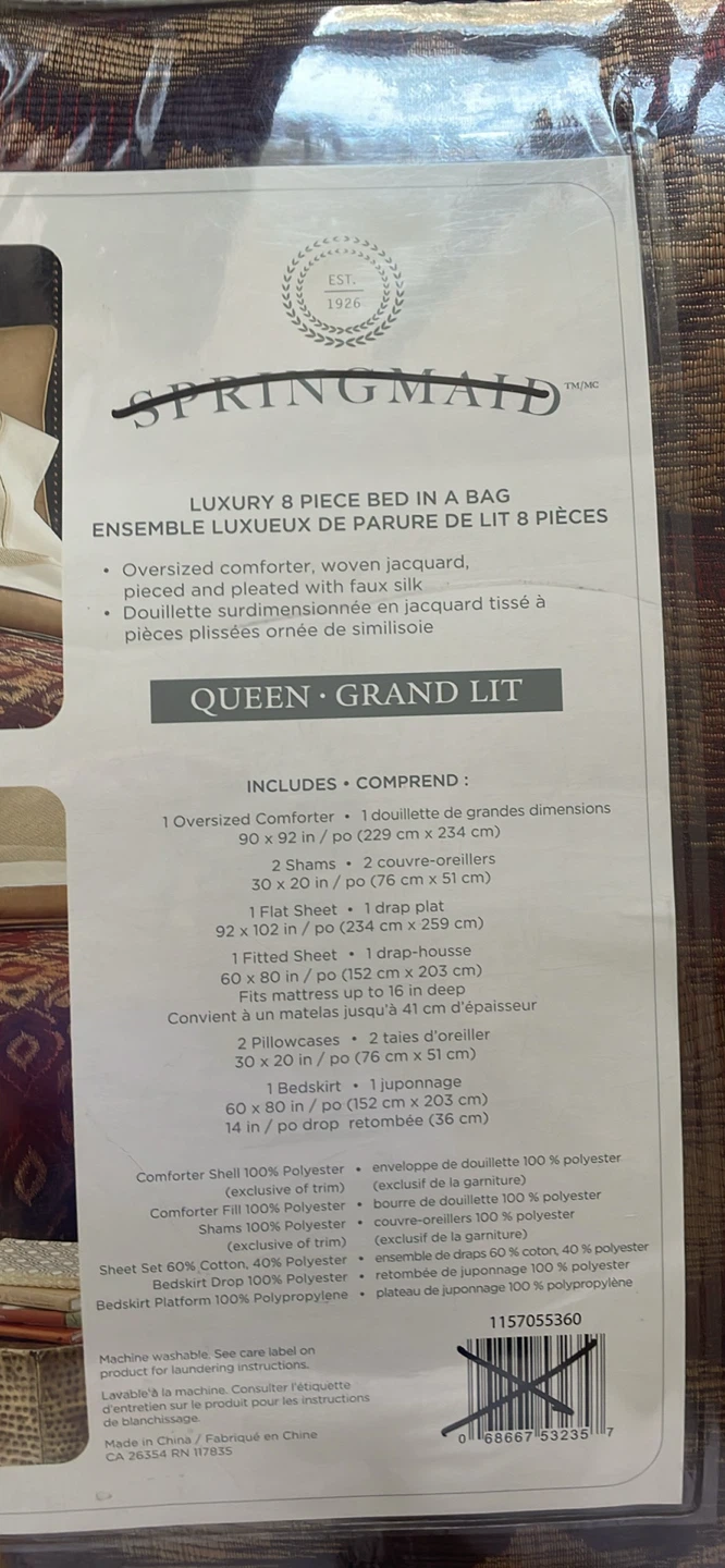 New Luxury 8-Piece Queen Bedding Set - photo 2