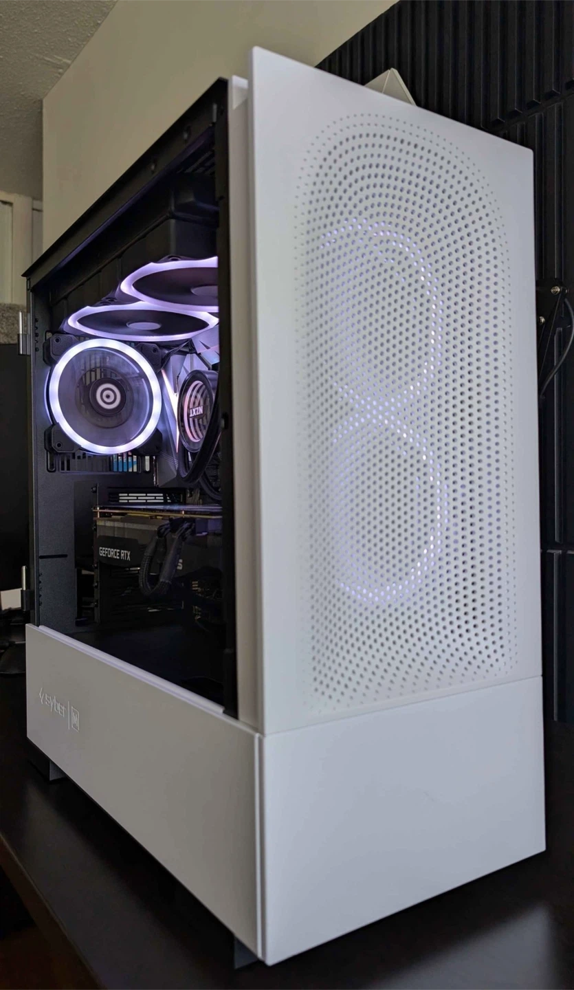 White Gaming PC 2080 i7 8086k 16gb 1tb WIFI+ BLUETOOTH - photo 3