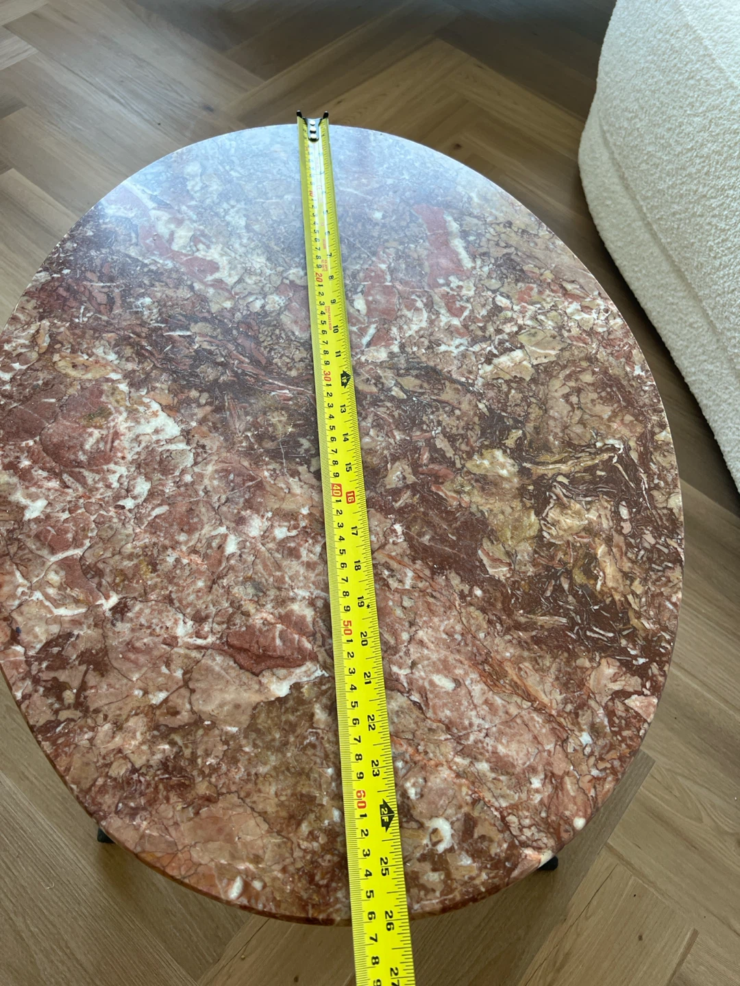 Oval Marble table top - photo 4