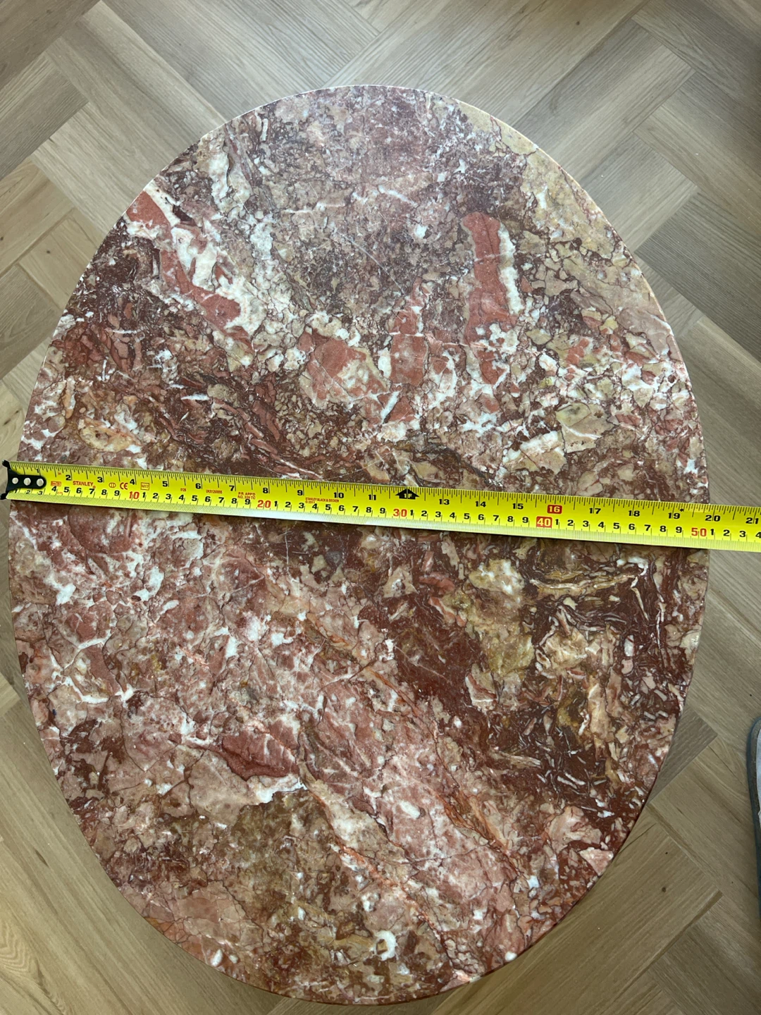 Oval Marble table top - photo 5