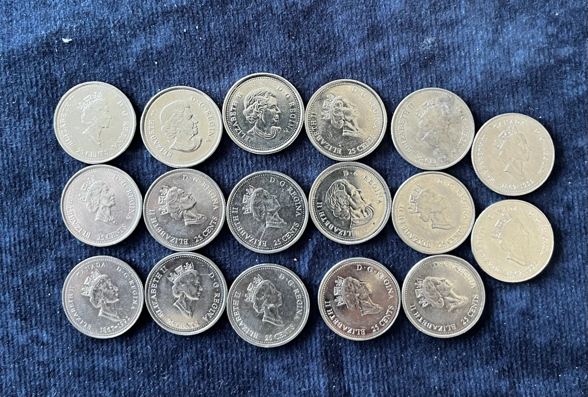 Collection of Canadian 25-Cent Coins - photo 3