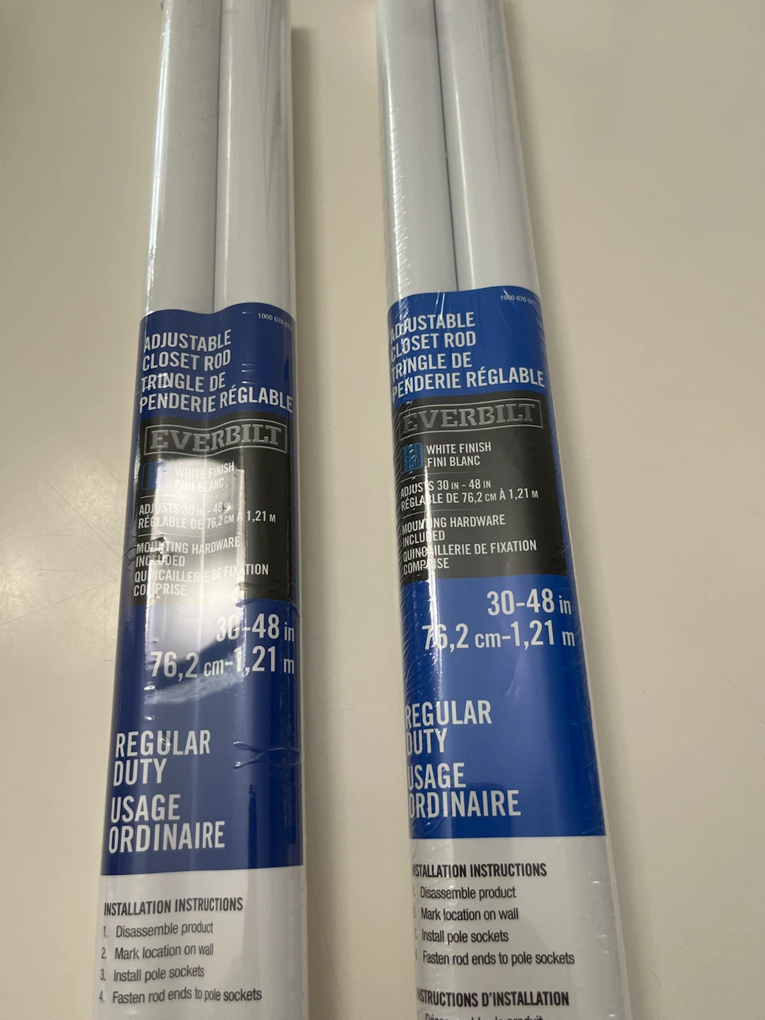 Everbilt Closet Rods and Sockets Kit - photo 2