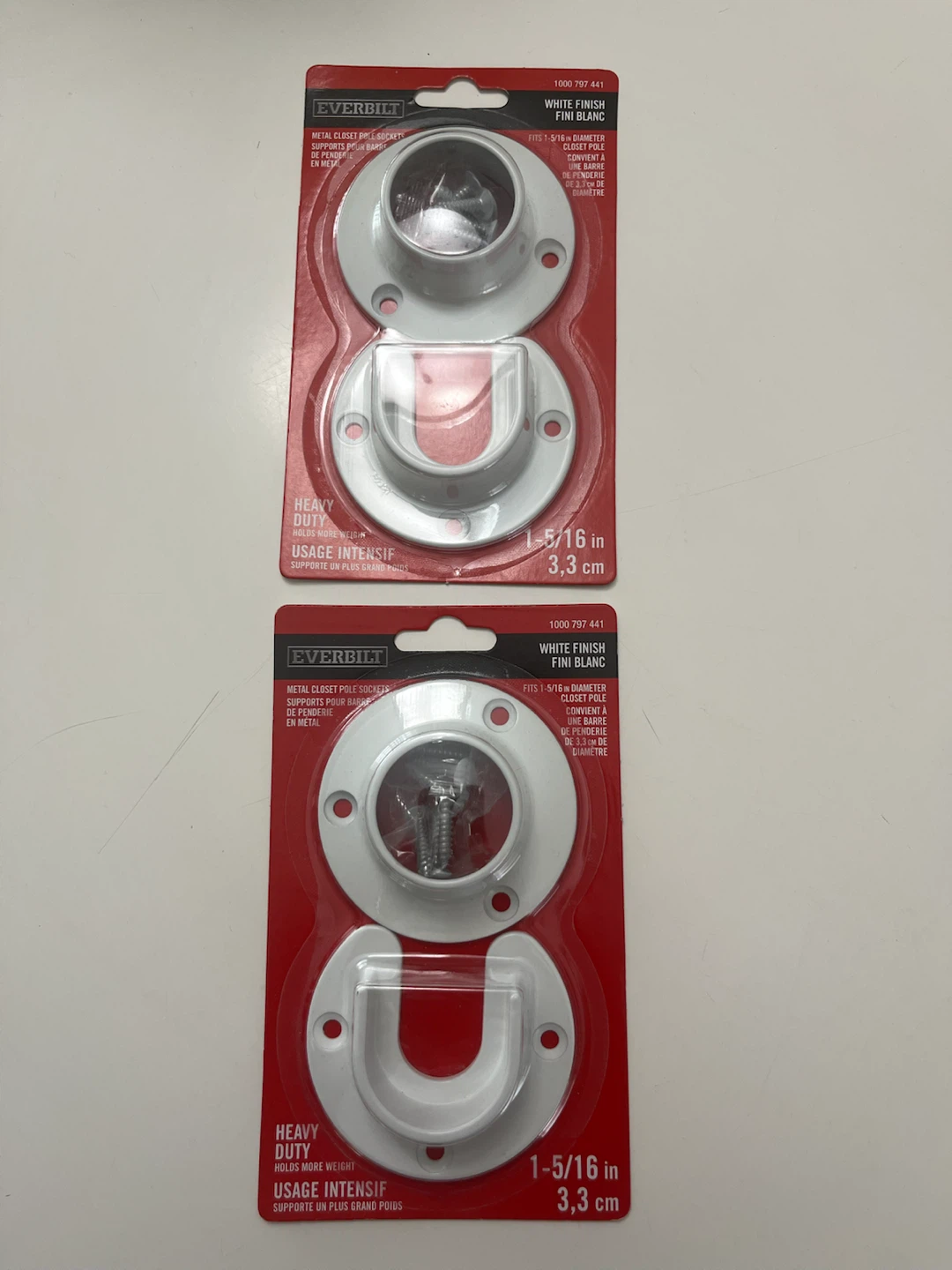 Everbilt Closet Rods and Sockets Kit - photo 3