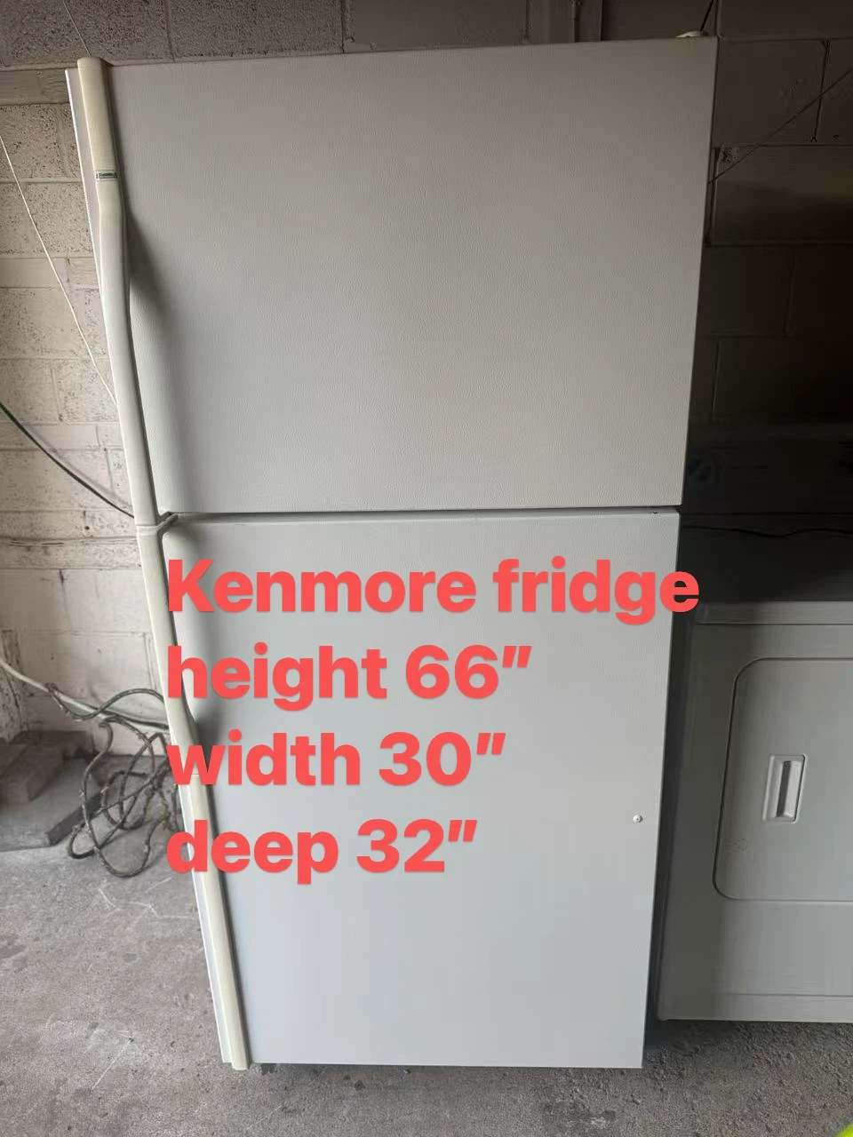 Good condition Kenmore fridge $200