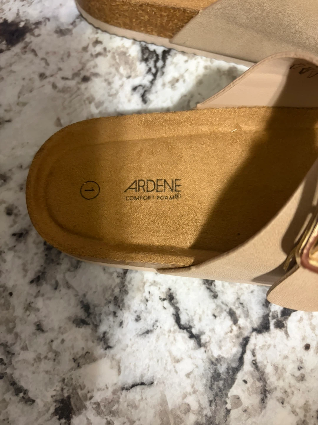 Ardene Beige Double Buckle Slides - photo 2