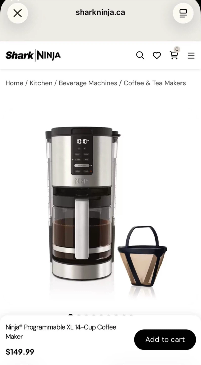 BRAND NEW SEALED Ninja XL 14-Cup Coffee Maker - photo 3