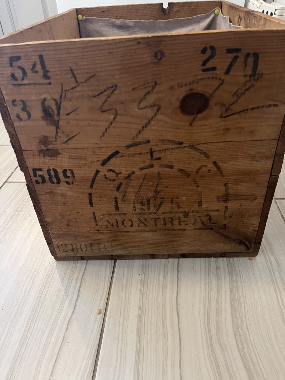 Vintage WM. Grant & Sons Ltd. Wooden Crate - photo 3