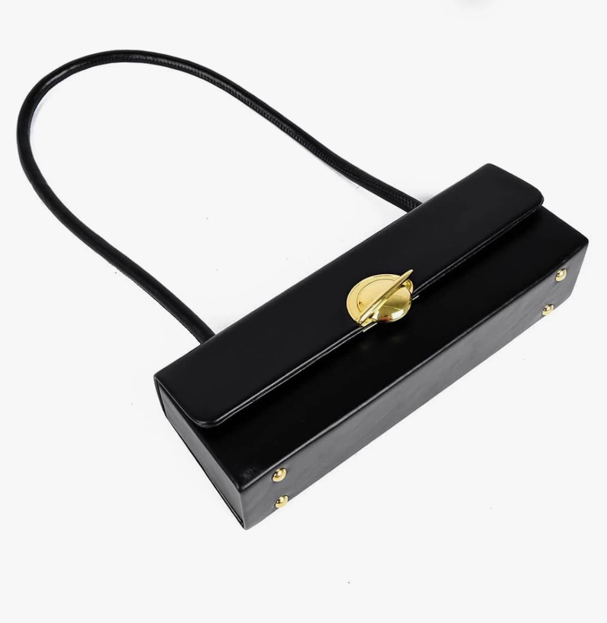 New Black Shoulder Bag Purse with Straps