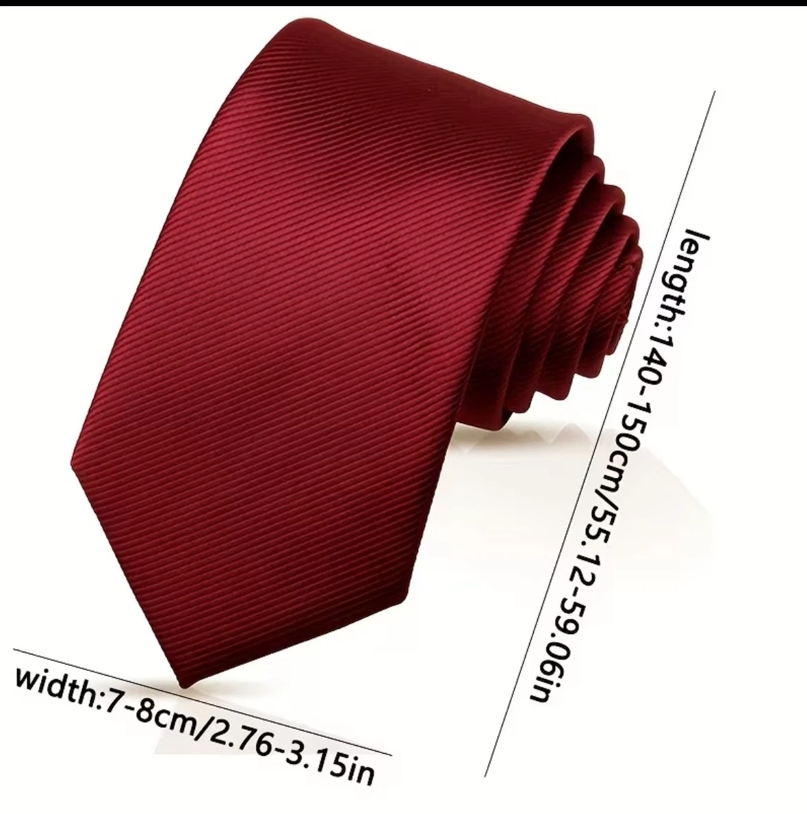 Classic Burgundy Necktie - photo 2