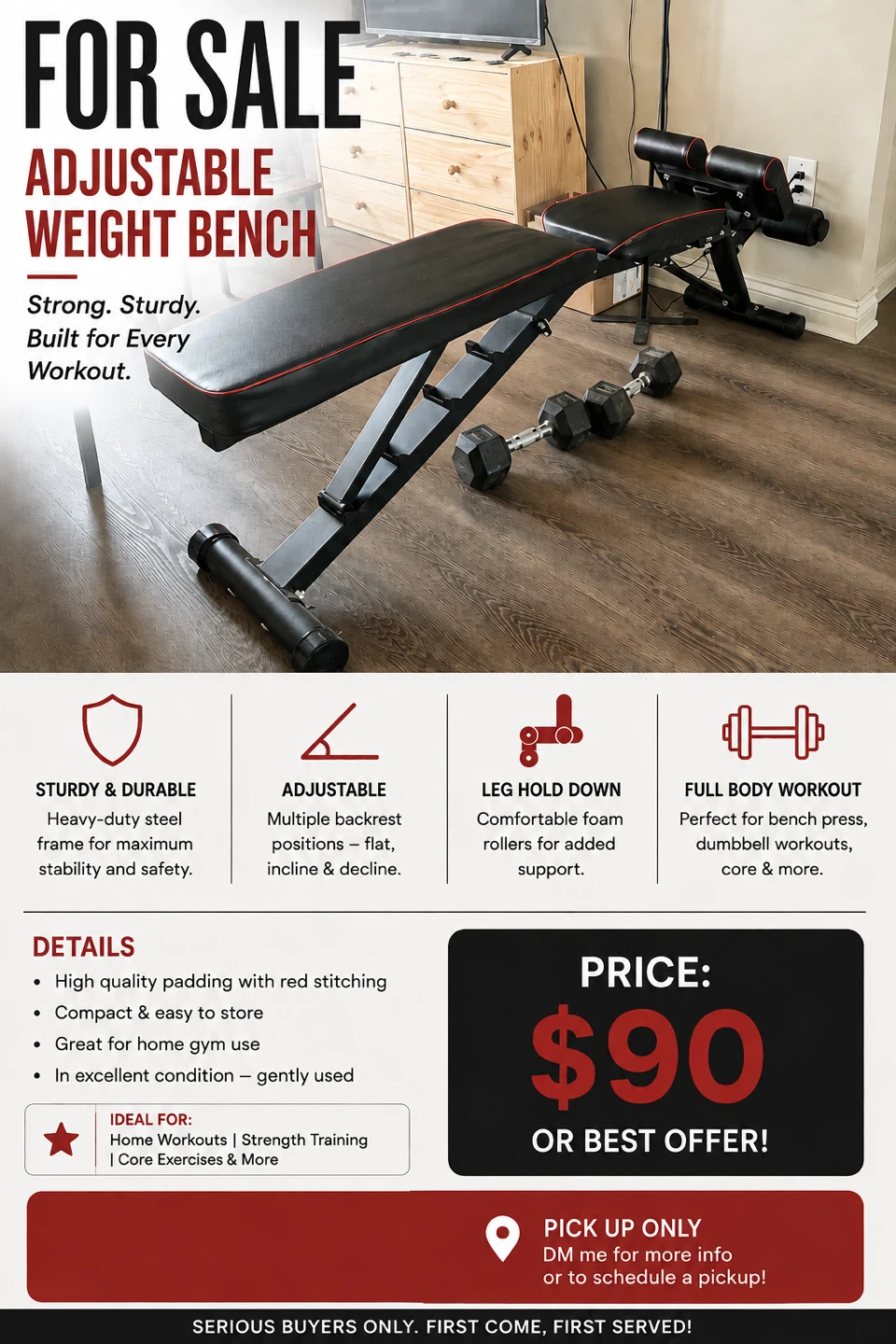 Adjustable Weight Bench