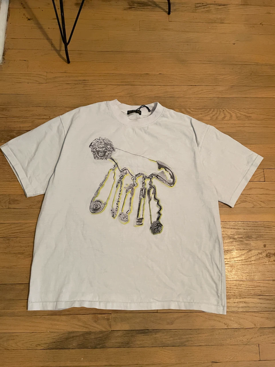 Versace Medusa Safety Pin T-Shirt