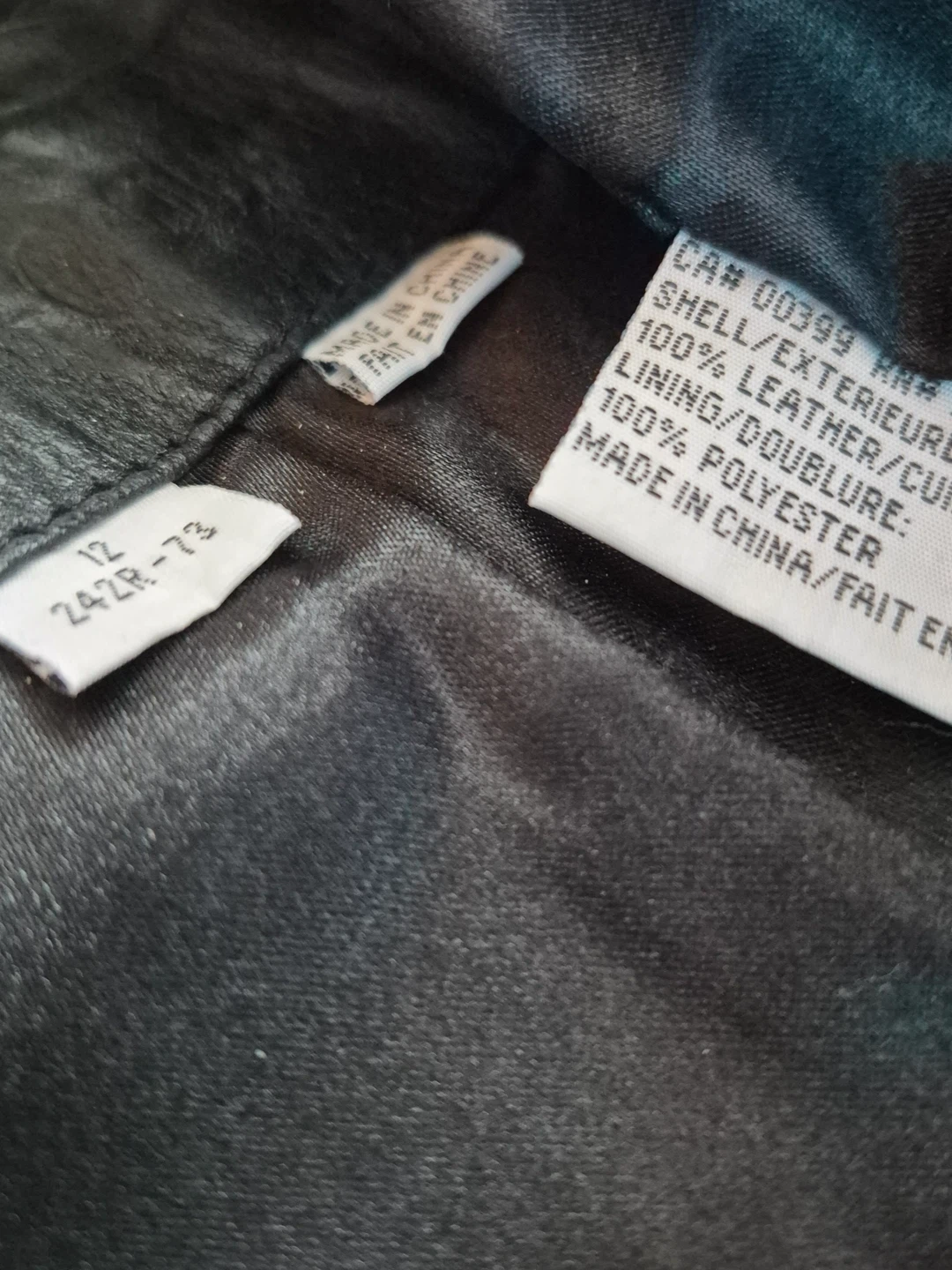 LADIES BLACK LEATHER JEAN - photo 4