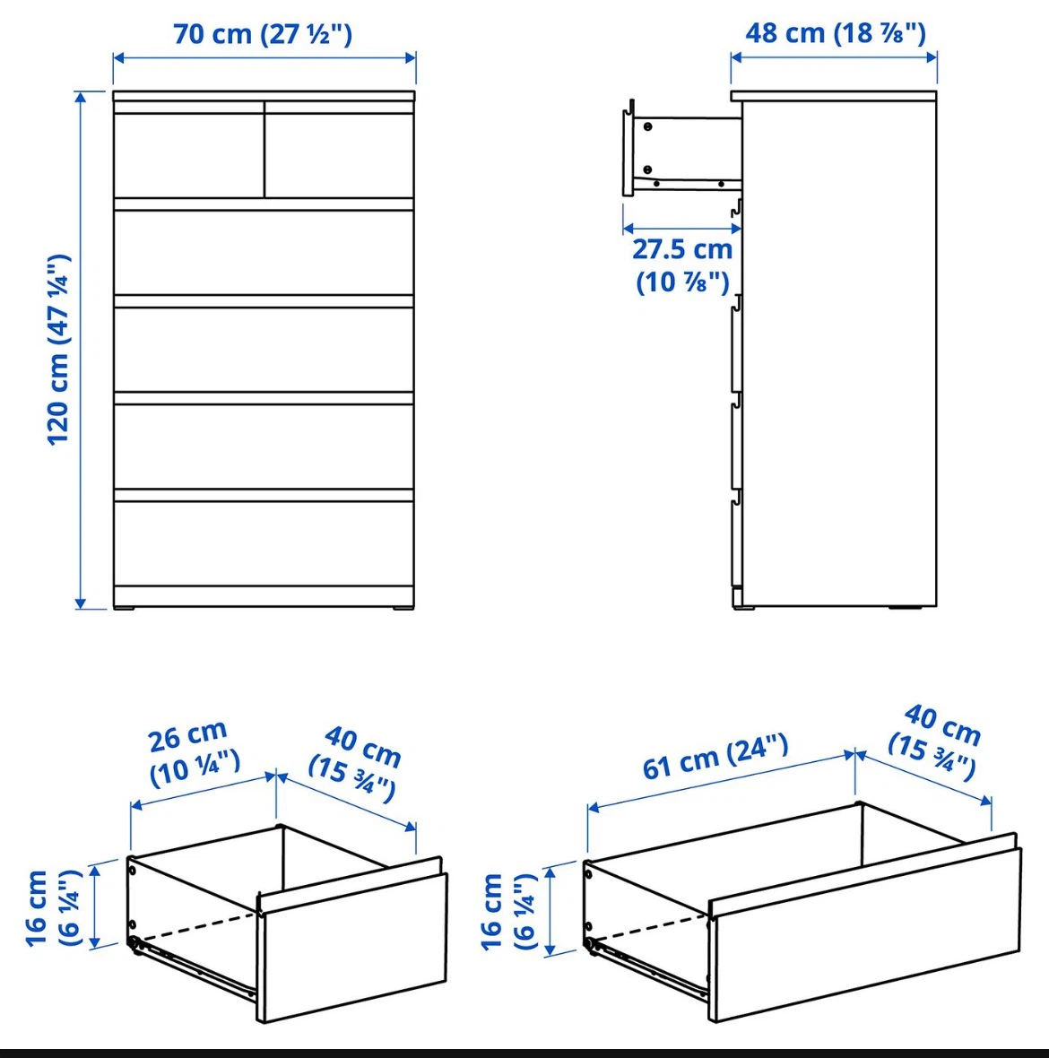 IKEA Malm Dresser - photo 3