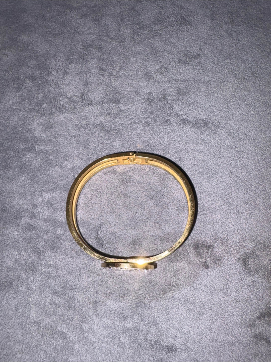 Michael Kors MK Logo Bangle Bracelet Gold Tone - photo 2