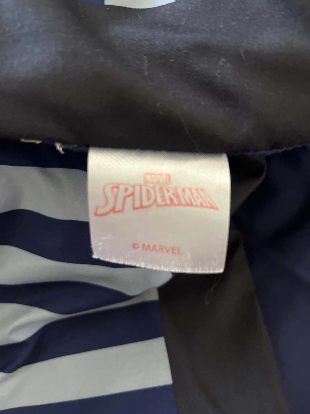 Marvel Spiderman Blue Striped Comforter - photo 5