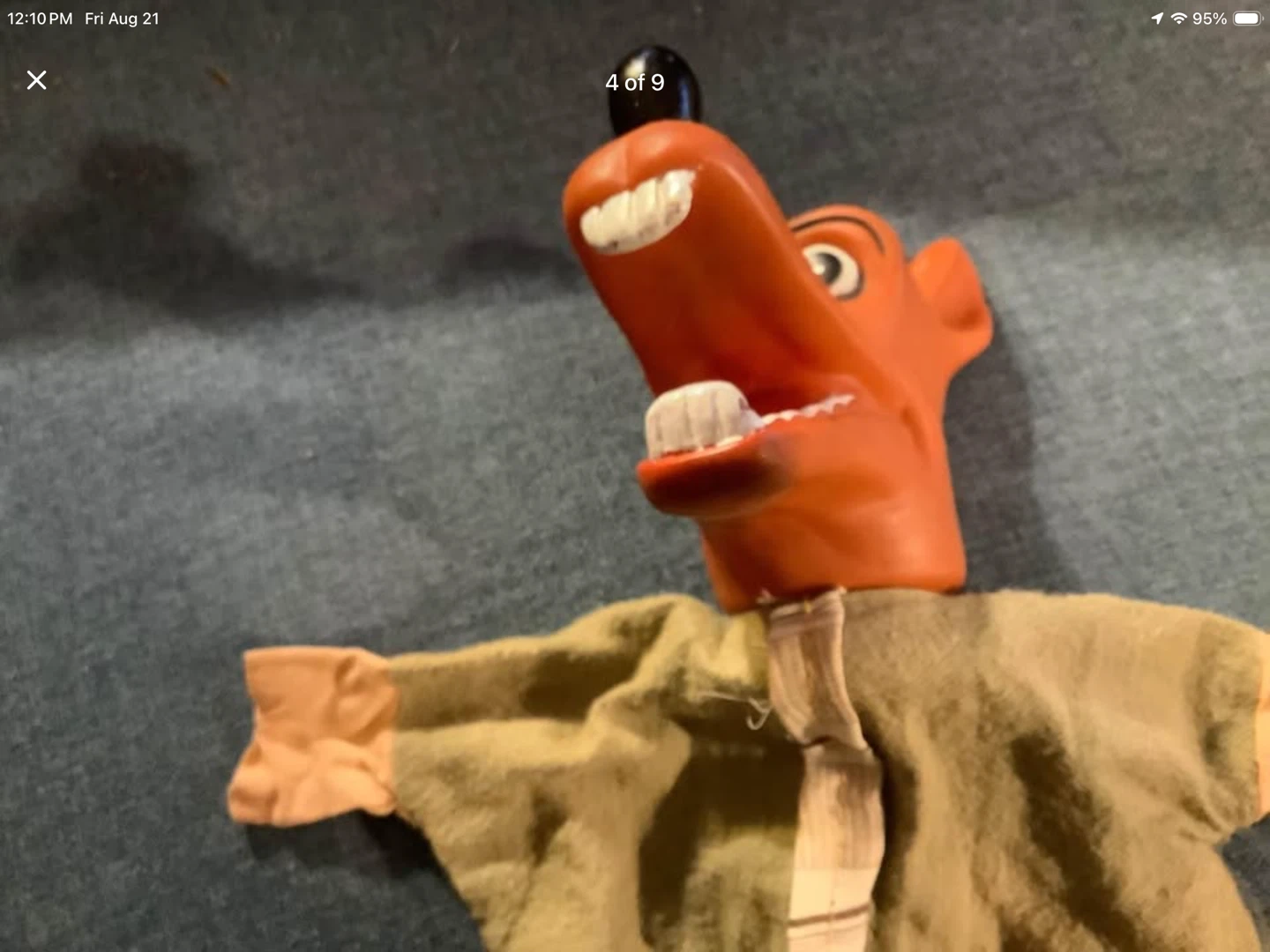 #3 Three Vintage Hand Puppets 🐞 - photo 4