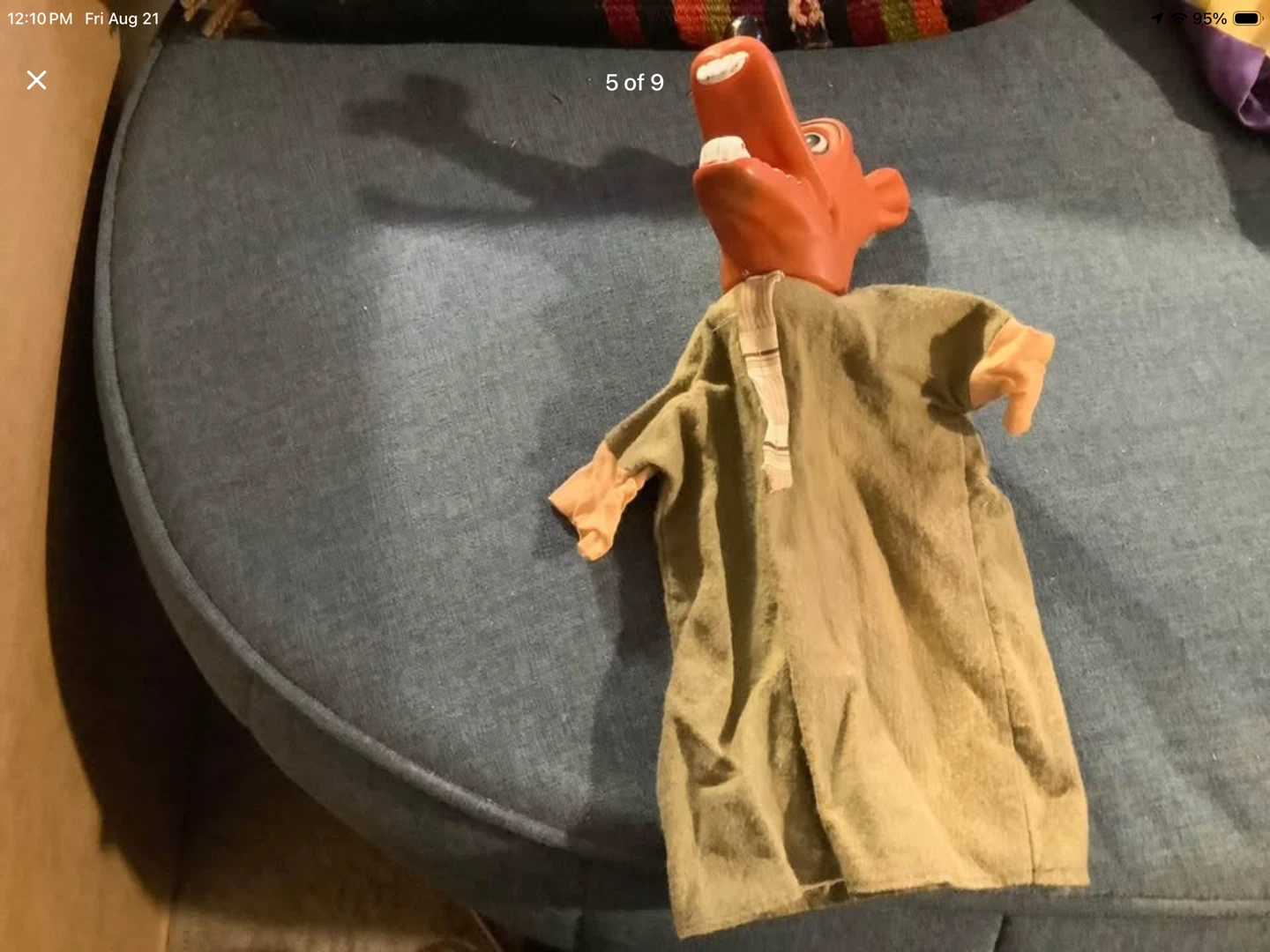 #3 Three Vintage Hand Puppets 🐞 - photo 5