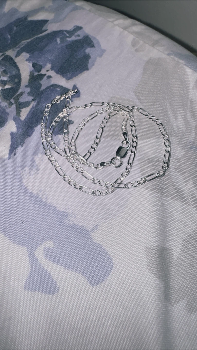 Cade delgada de plata para mujer - photo 2