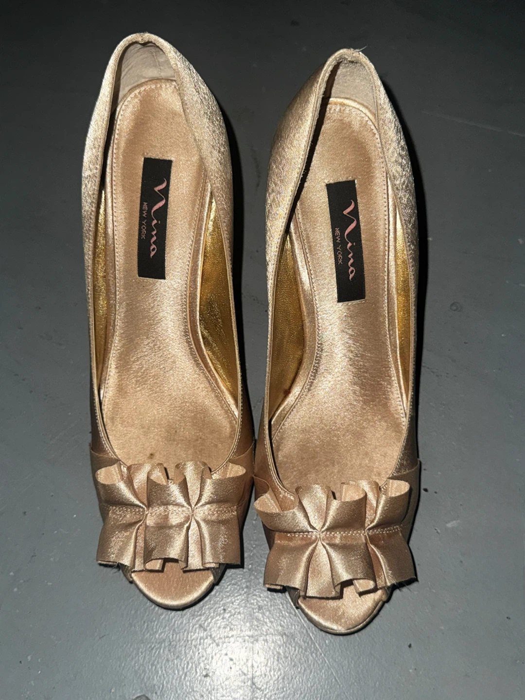 Nina Women's Peep-Toe Heels - photo 2