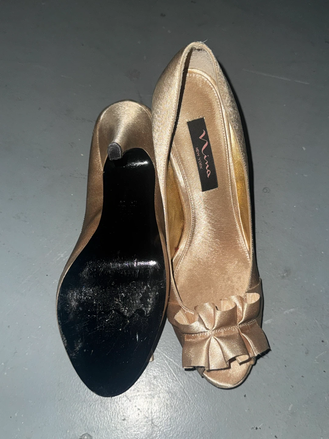 Nina Women's Peep-Toe Heels - photo 3