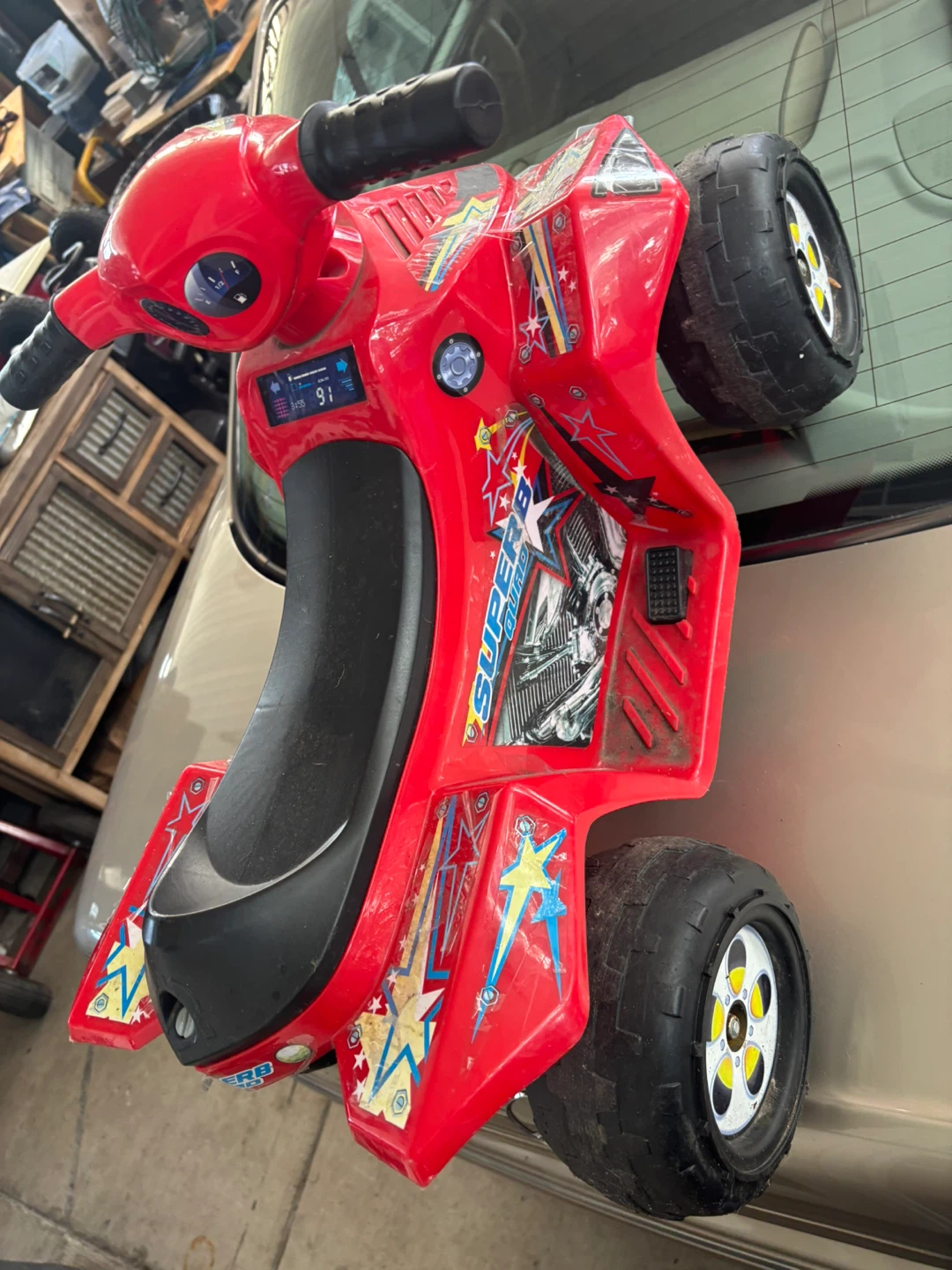 Red "Super Star" Ride-On ATV for Kids - photo 2