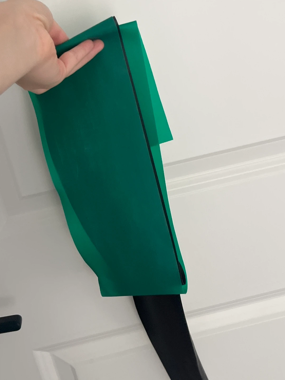 Green and black Resistance Bands