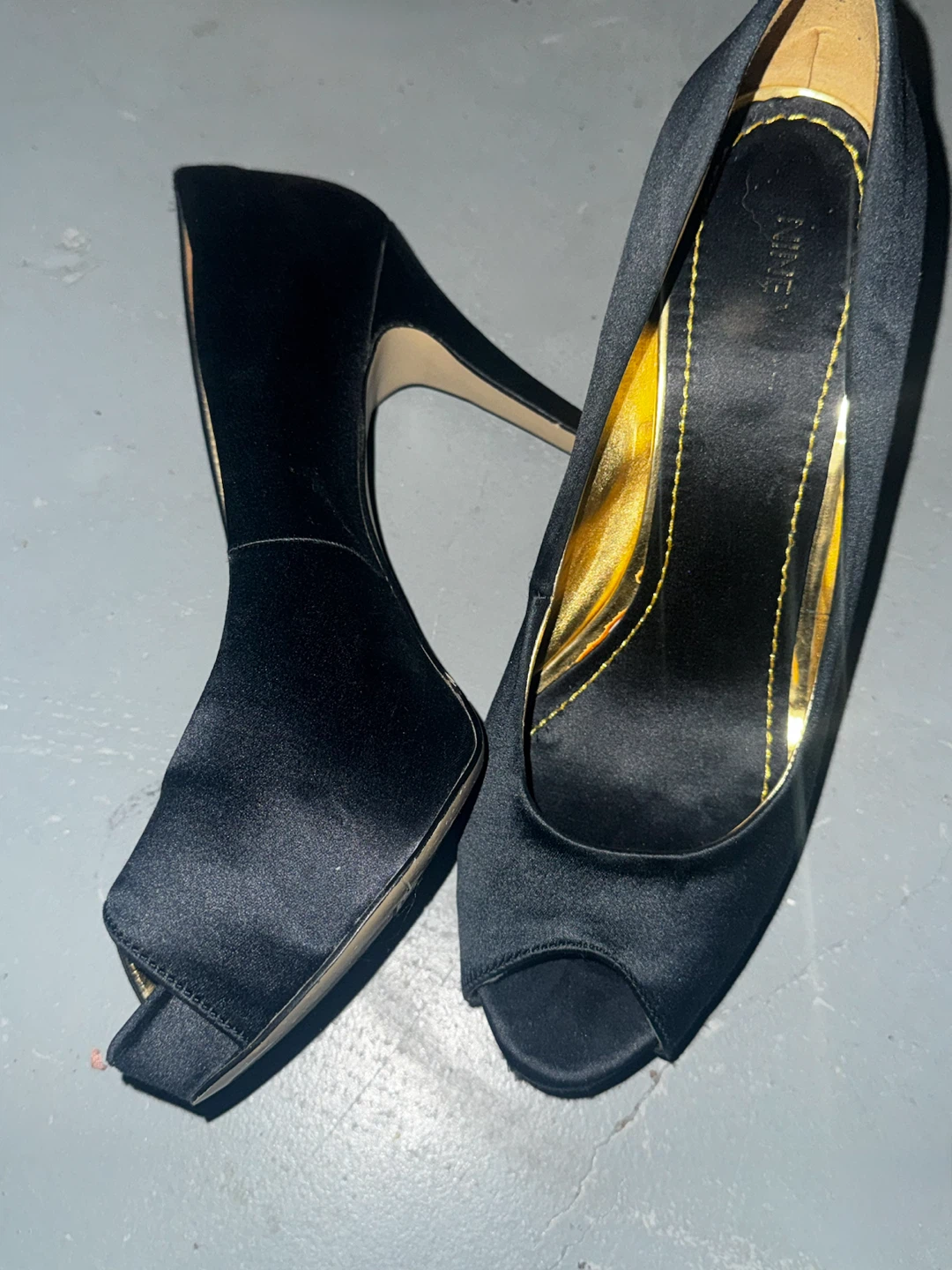 Nine West Black Peep-Toe Heels - photo 2