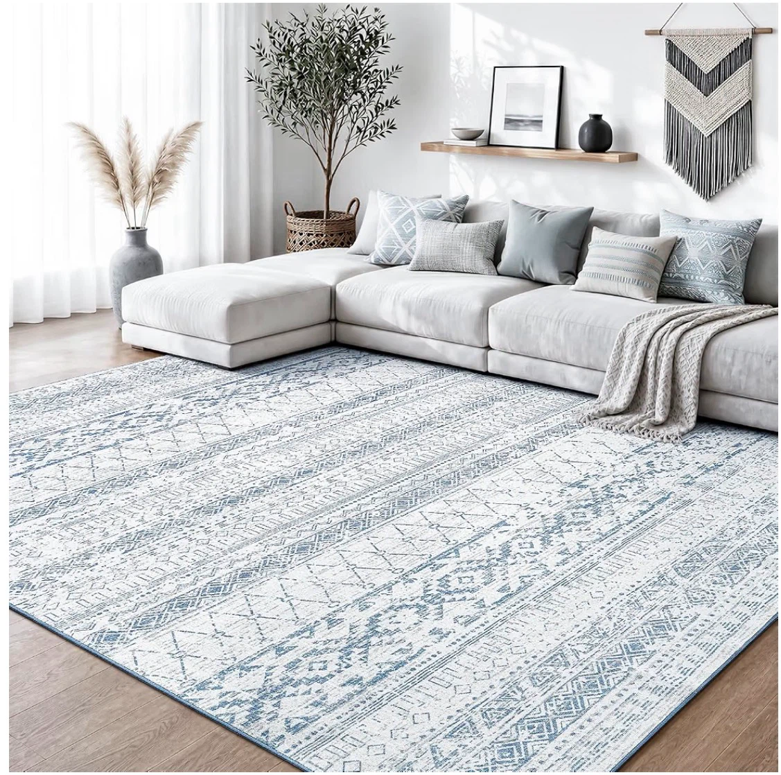 Area Rug 8x10 Non-Slip