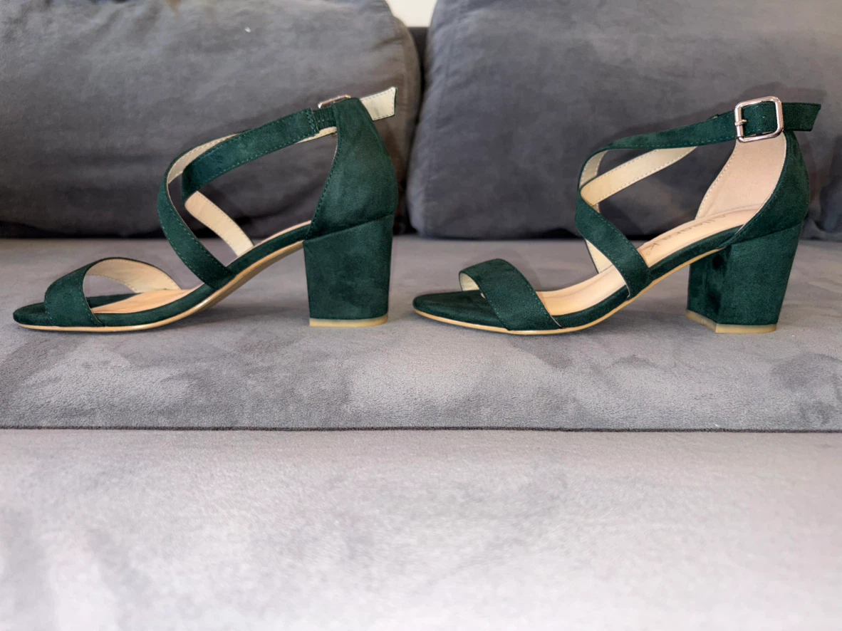 Allegra K Women's Heels - Green - photo 2