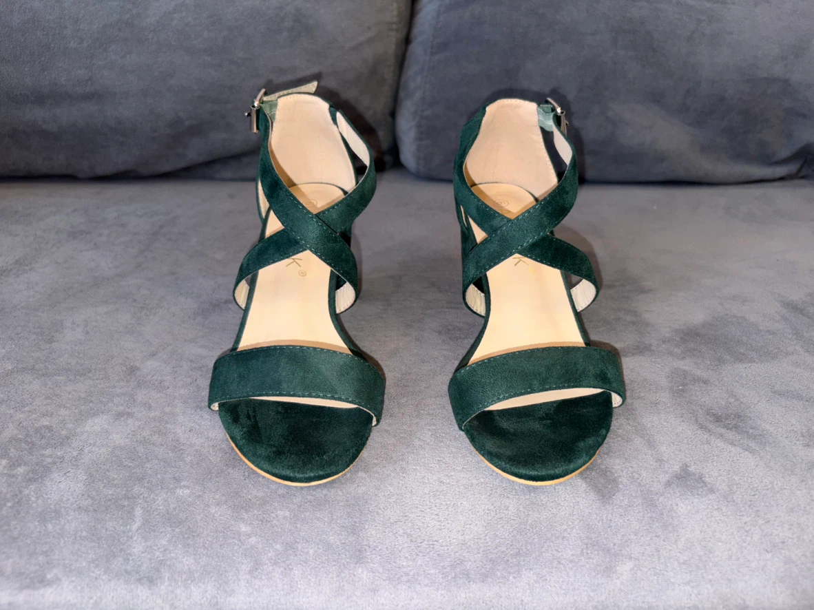 Allegra K Women's Heels - Green - photo 3