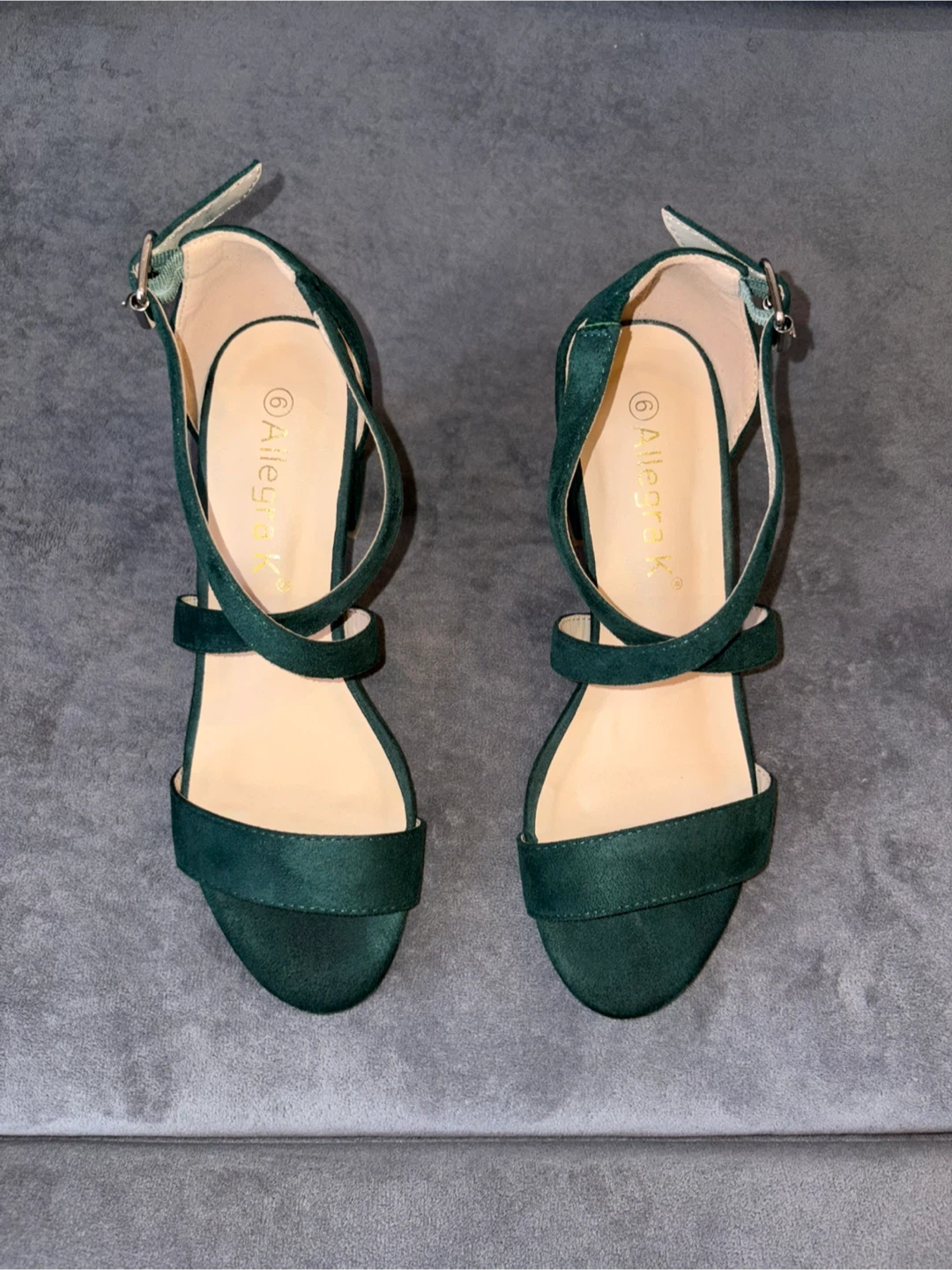 Allegra K Women's Heels - Green - photo 4
