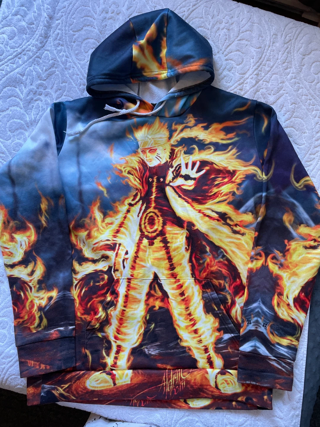 Naruto Nine-Tails Fox Mode Hoodie