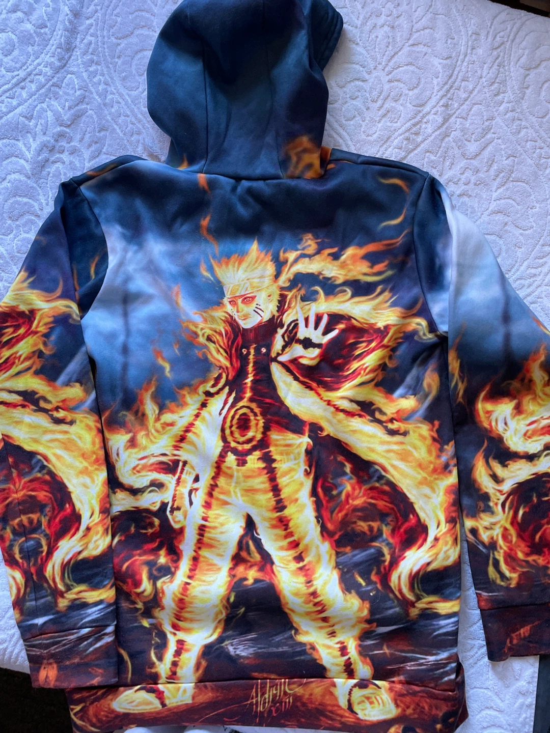 Naruto Nine-Tails Fox Mode Hoodie - photo 2
