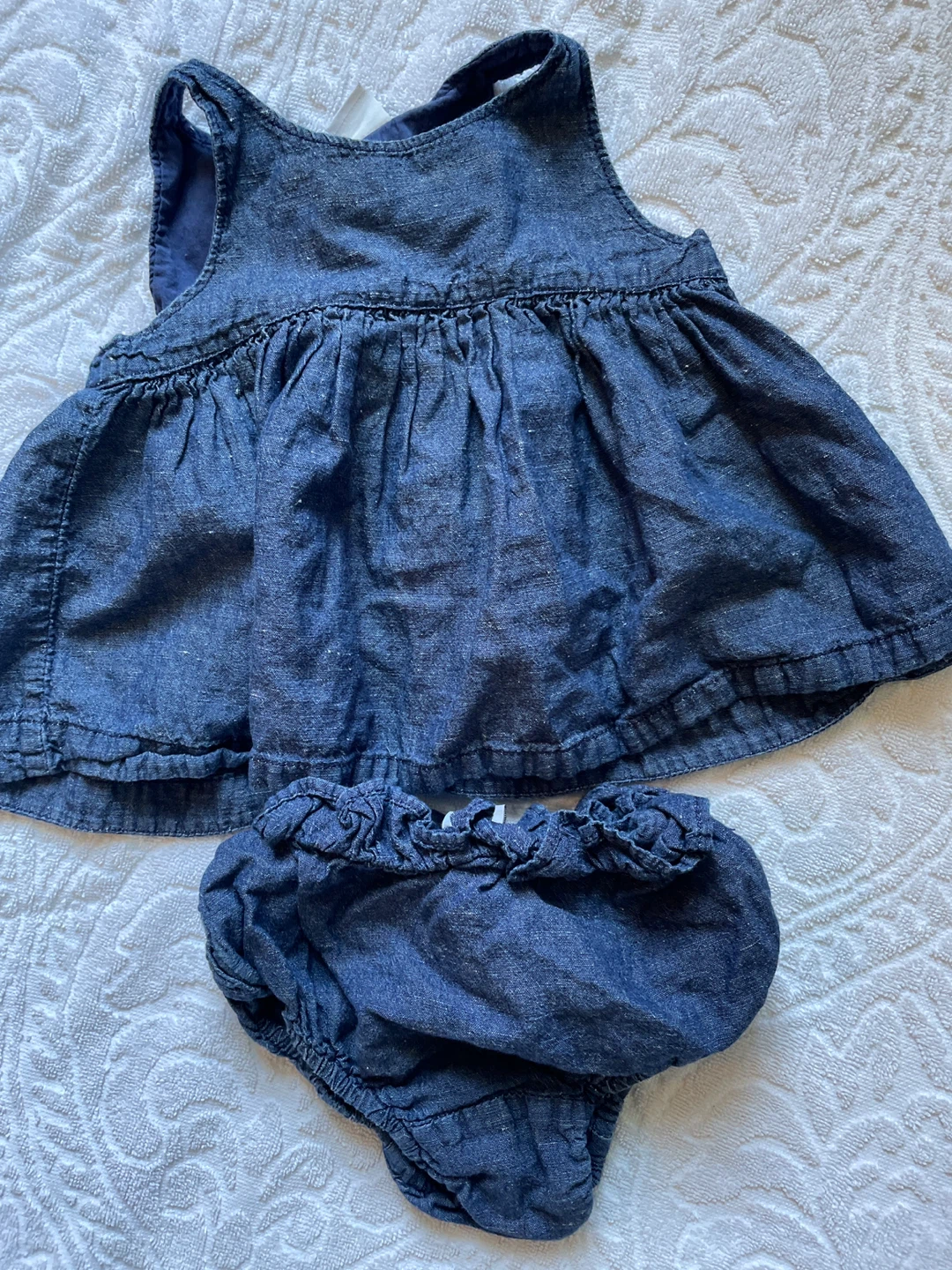 babyGap Denim Dress & Bloomers Set - 18-24 Months