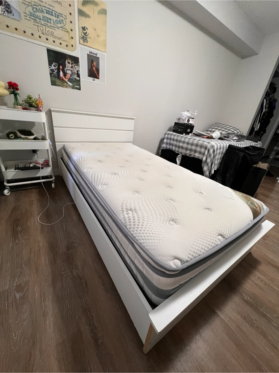 Twin Bed Frame and Mattress (NEED GONE ASAP)