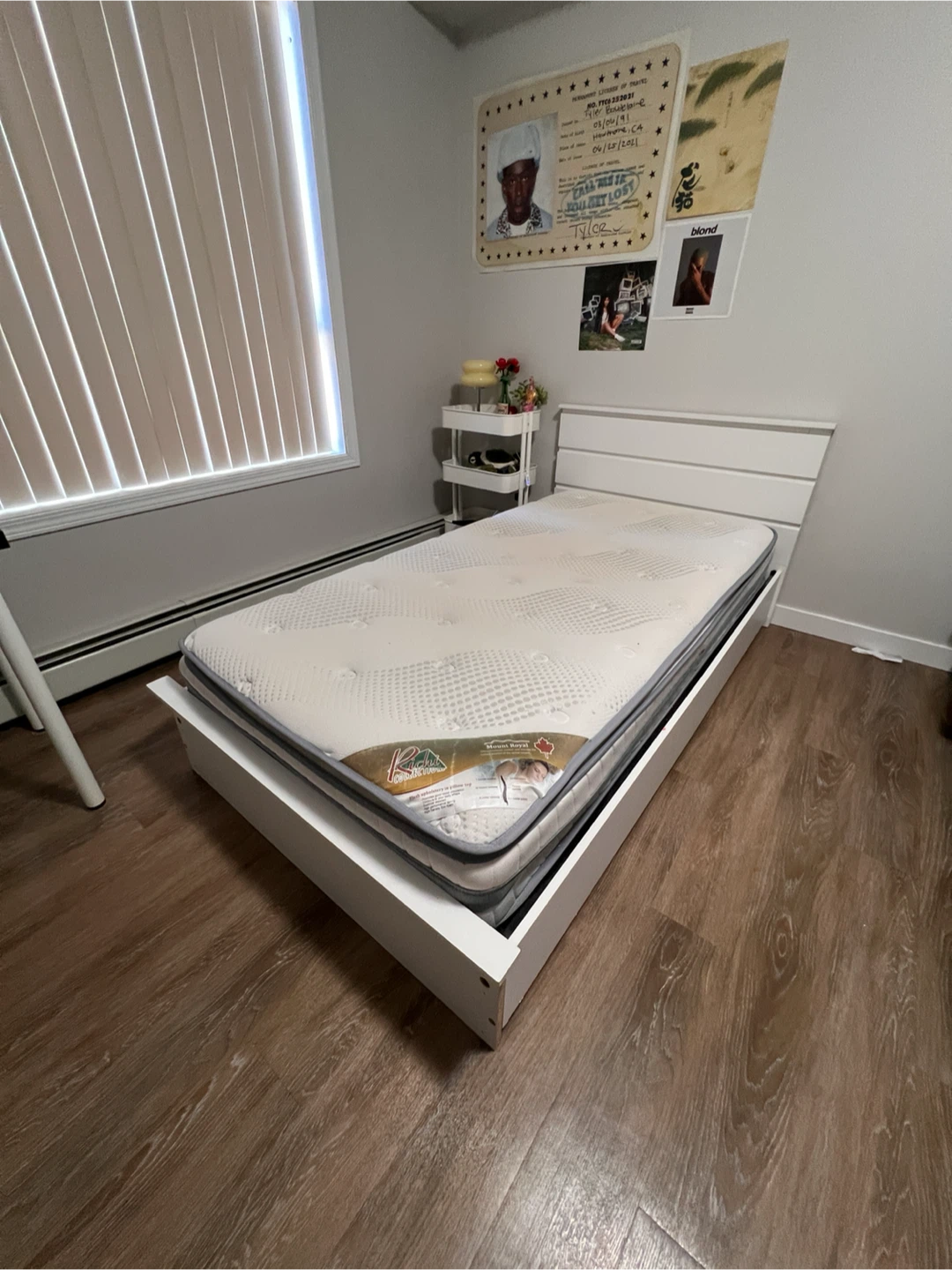 Twin Bed Frame and Mattress (NEED GONE ASAP) - photo 2