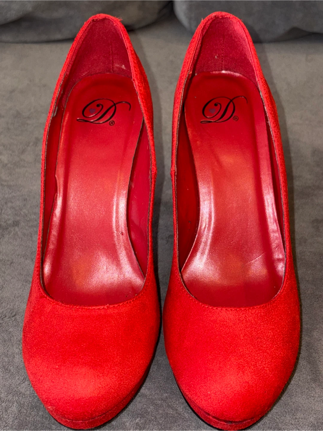 Red Platform High Heels - photo 4